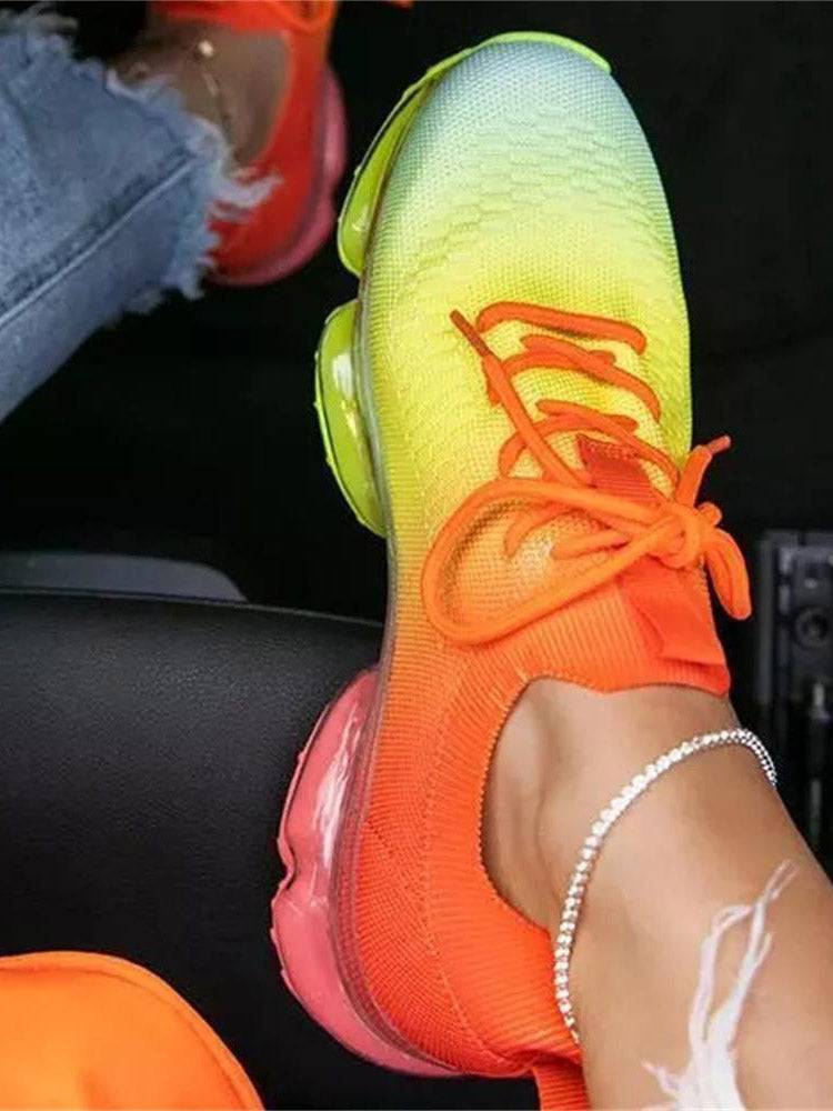 Knit Air Cushion Sneakers - Image 34