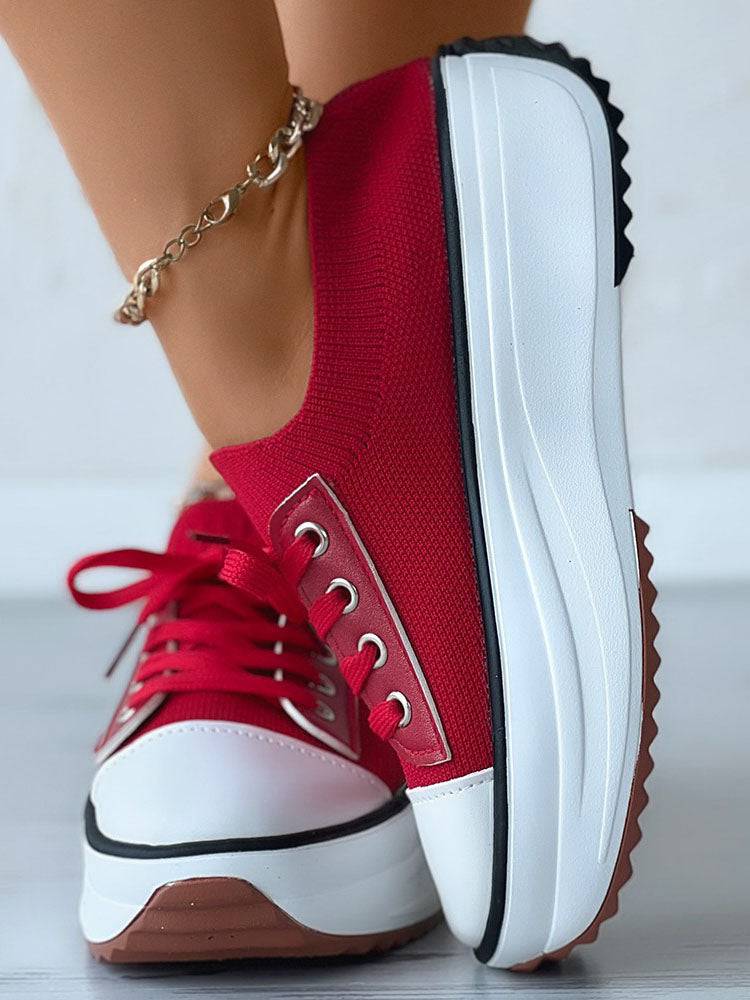 Knit Lace-Up Sneaker - Image 3