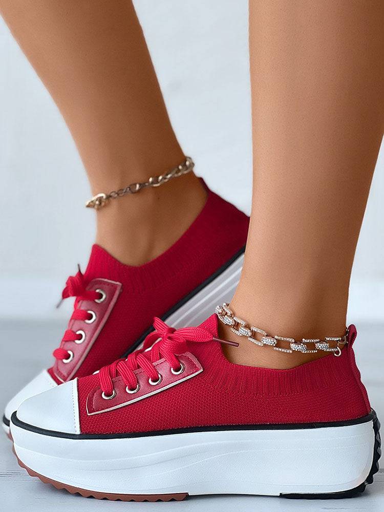 Knit Lace-Up Sneaker - Image 5