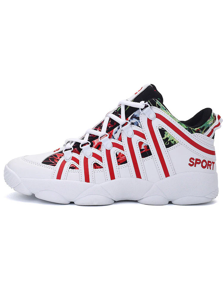 Lace-up Striped Sneakers - Image 21