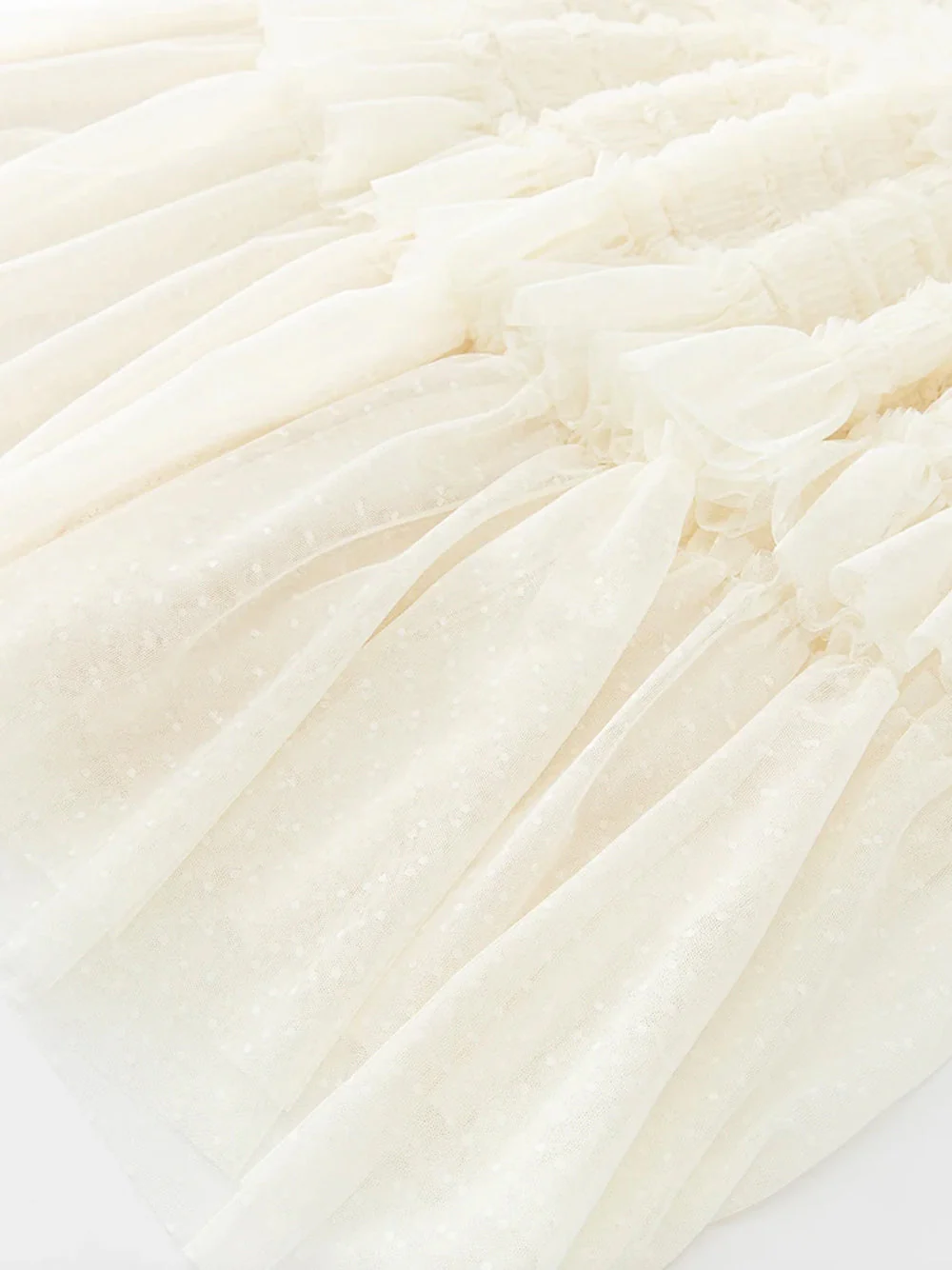 LANTE Ruffle Dress in Ivory - Image 9