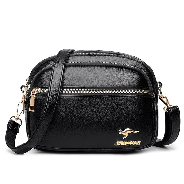 Leather Bag Dome Crossbody Shoulder PU - Image 17