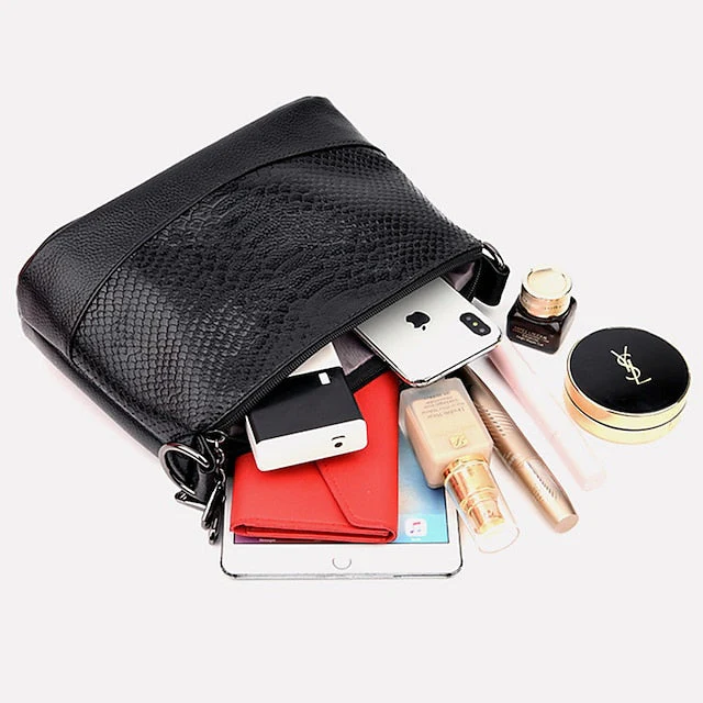 Leather Hobo Crossbody Bag Shoulder PU - Image 8