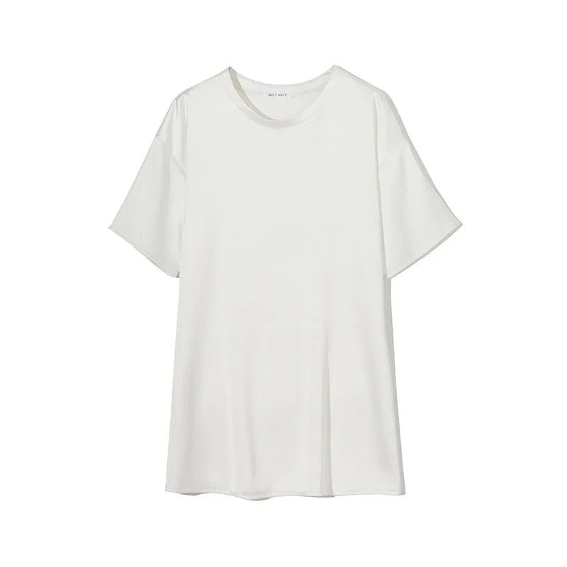Lexia Oversized Satin T-shirt - Image 5