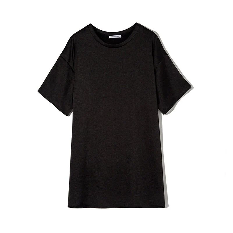 Lexia Oversized Satin T-shirt - Image 6