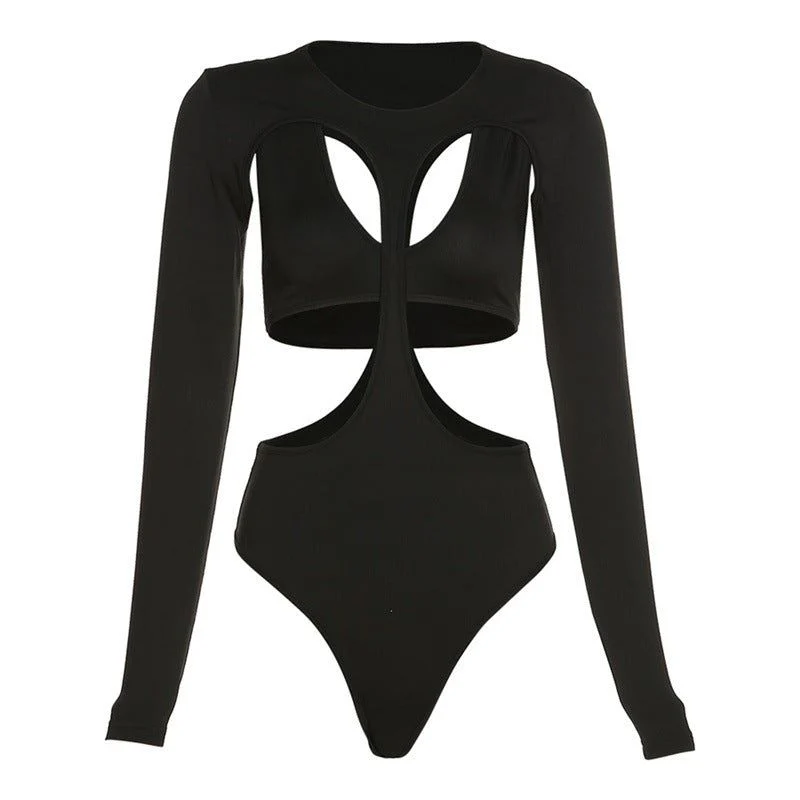 Like To Dance Cut Out Long Sleeve Bodysuit - Image 8