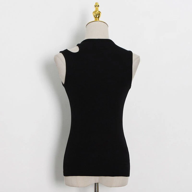 Living Uptown Asymmetric Cut Out Top - Image 10