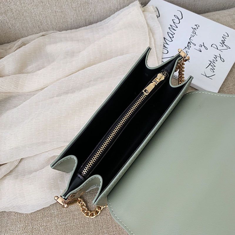 Lottie Metal Decor Two Tone Crossbody Bag - Image 2
