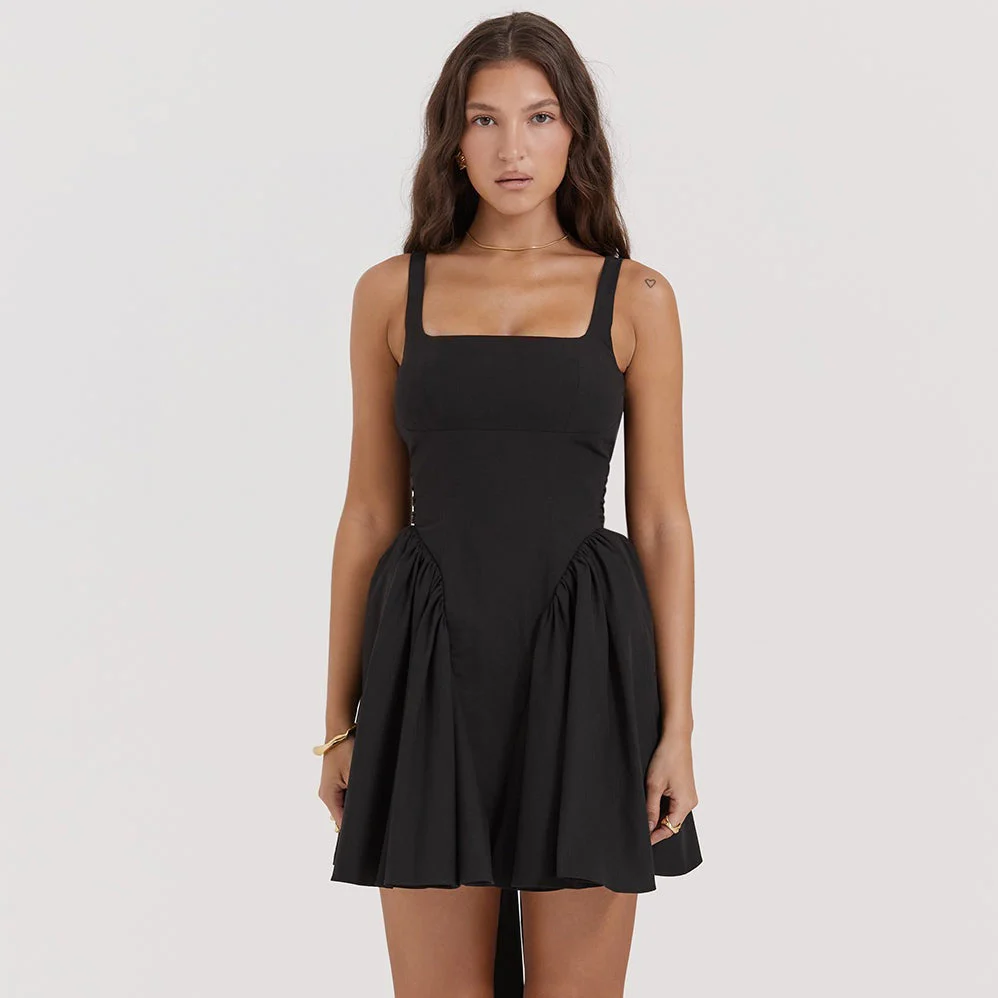 Love's Delight Oversized Bow Mini Dress - Image 13