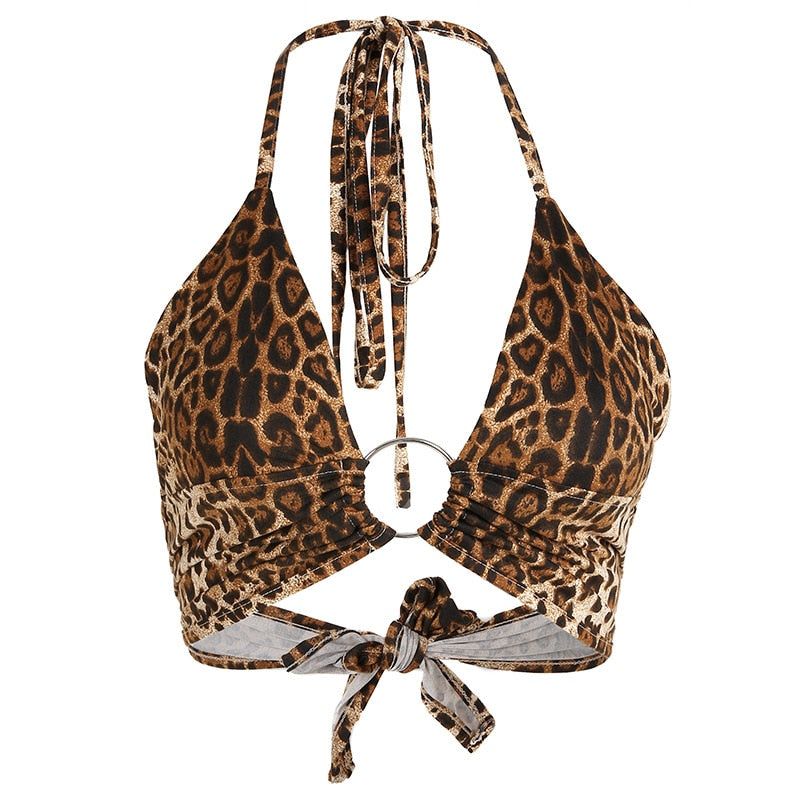 Loving Emma Ring Halter Crop Top - Image 6