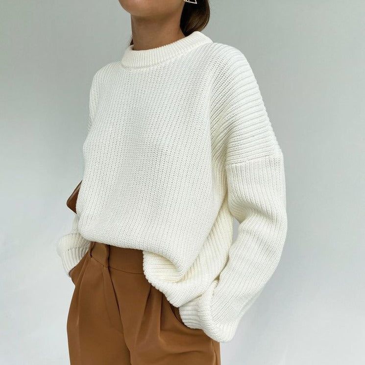 Made In Paradise Thickened Oversized Knitted Sweater - Image 11