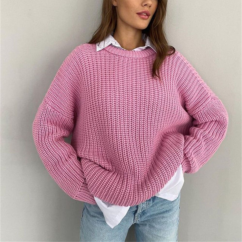 Made In Paradise Thickened Oversized Knitted Sweater - Image 7