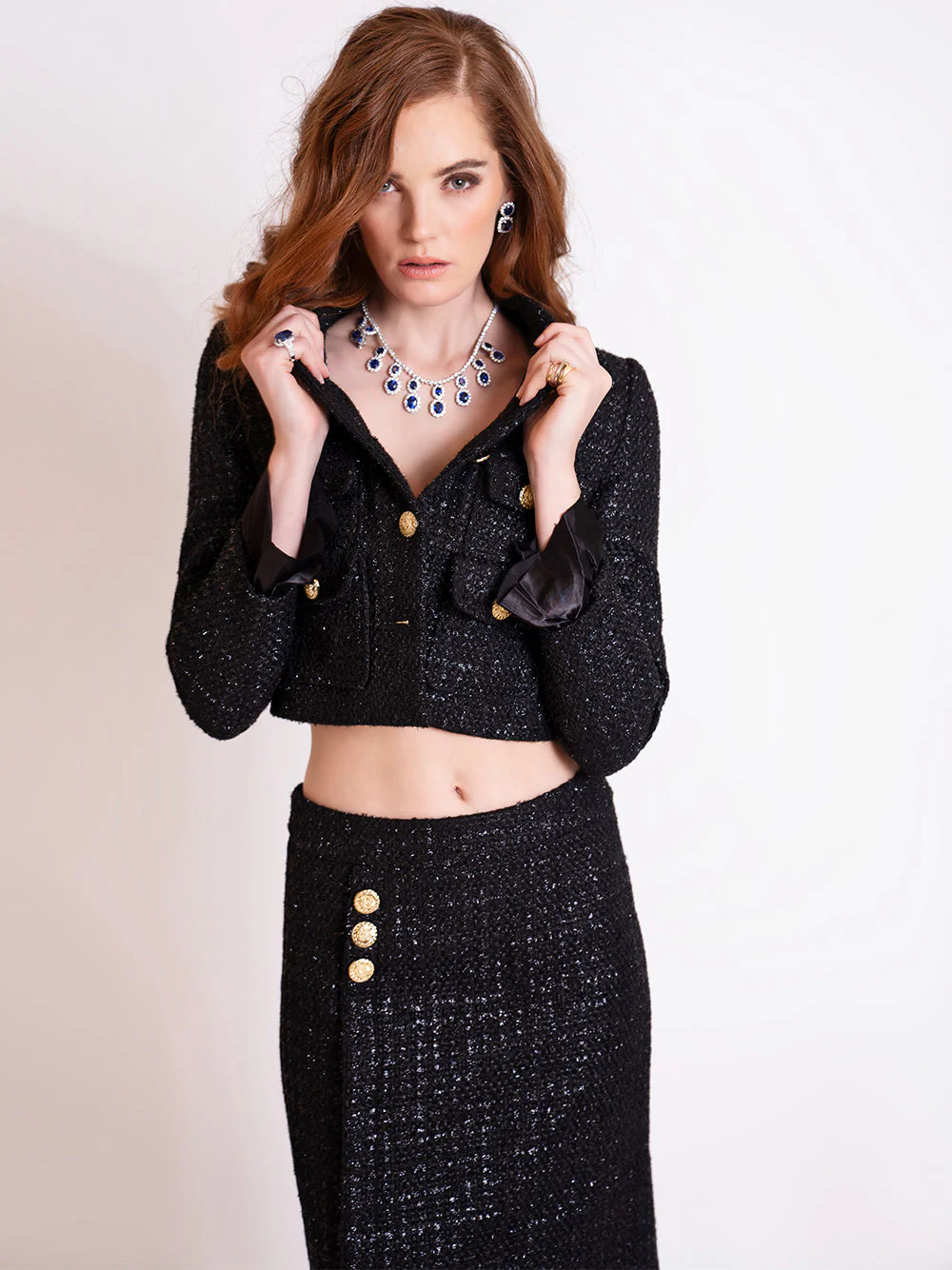 MADISON Tweed Jacket & Skirt Set - Image 11