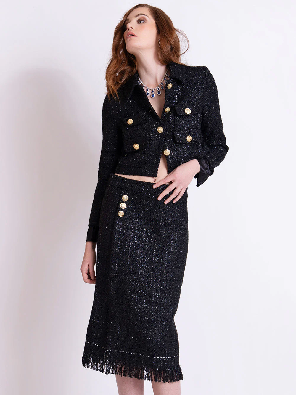 MADISON Tweed Jacket & Skirt Set - Image 12