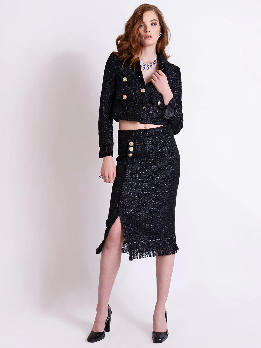 MADISON Tweed Jacket & Skirt Set - Image 13