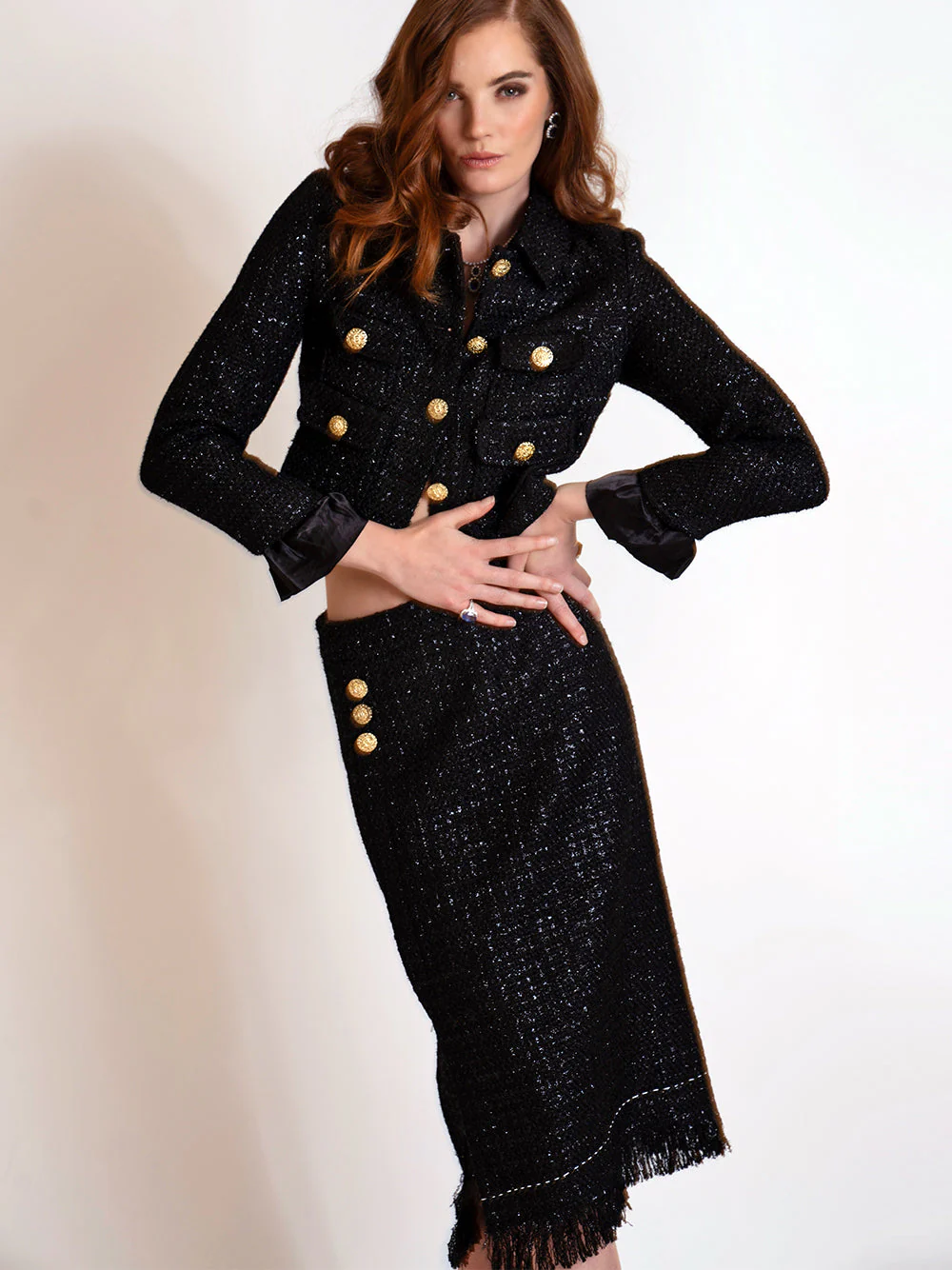MADISON Tweed Jacket & Skirt Set - Image 6