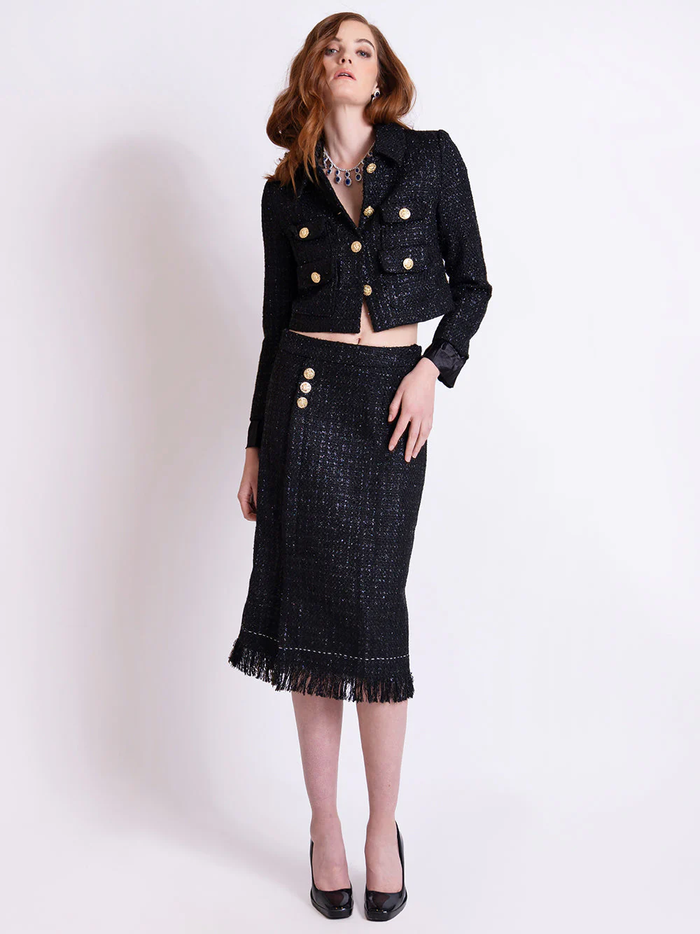 MADISON Tweed Jacket & Skirt Set - Image 7