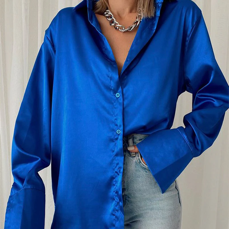 Majestic Girl Satin Blouse - Image 4