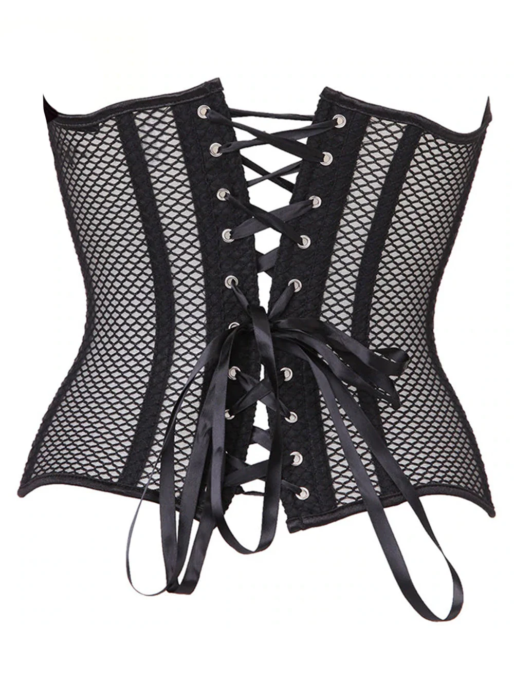 Mesh Corset in White - Image 7
