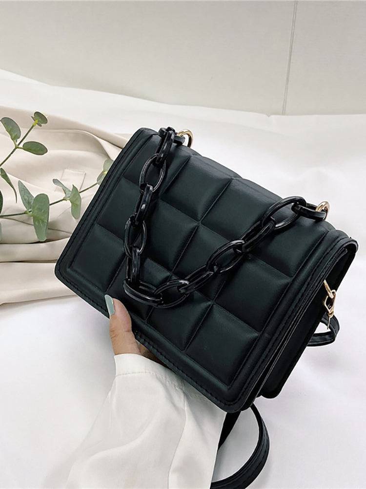 Embossed Decor Crossbody Bag - Image 4