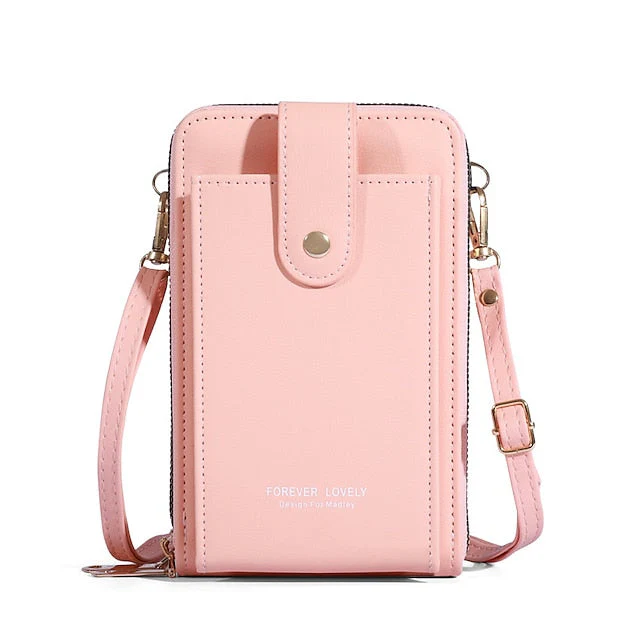 Mobile Phone PU Bag Shoulder Crossbody - Image 10