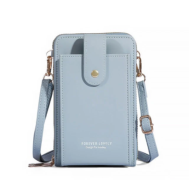 Mobile Phone PU Bag Shoulder Crossbody - Image 11