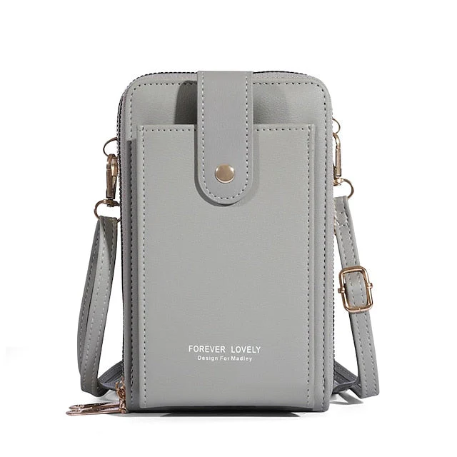Mobile Phone PU Bag Shoulder Crossbody - Image 12