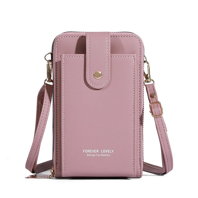 Mobile Phone PU Bag Shoulder Crossbody - Image 14