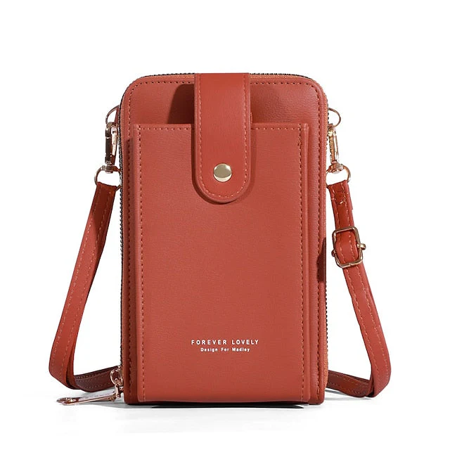 Mobile Phone PU Bag Shoulder Crossbody - Image 15