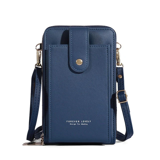 Mobile Phone PU Bag Shoulder Crossbody - Image 16