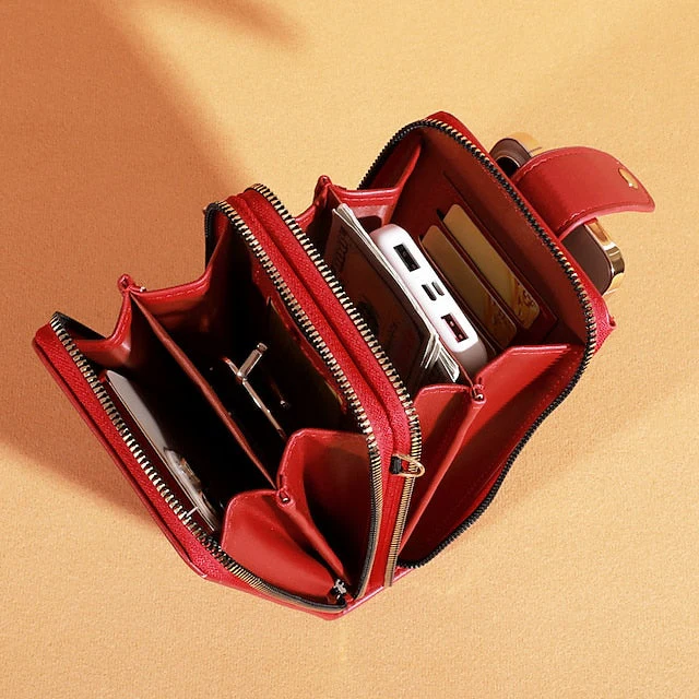 Mobile Phone PU Bag Shoulder Crossbody - Image 3