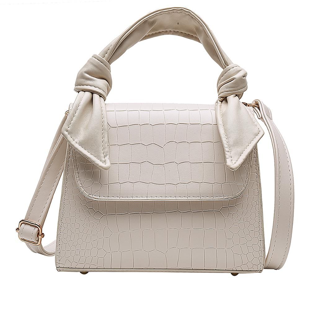 Murano Crocodile Embossed Crossbody Bag - Image 6