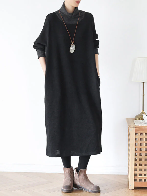My Softer Side High-Neck Midi Dress - Image 3