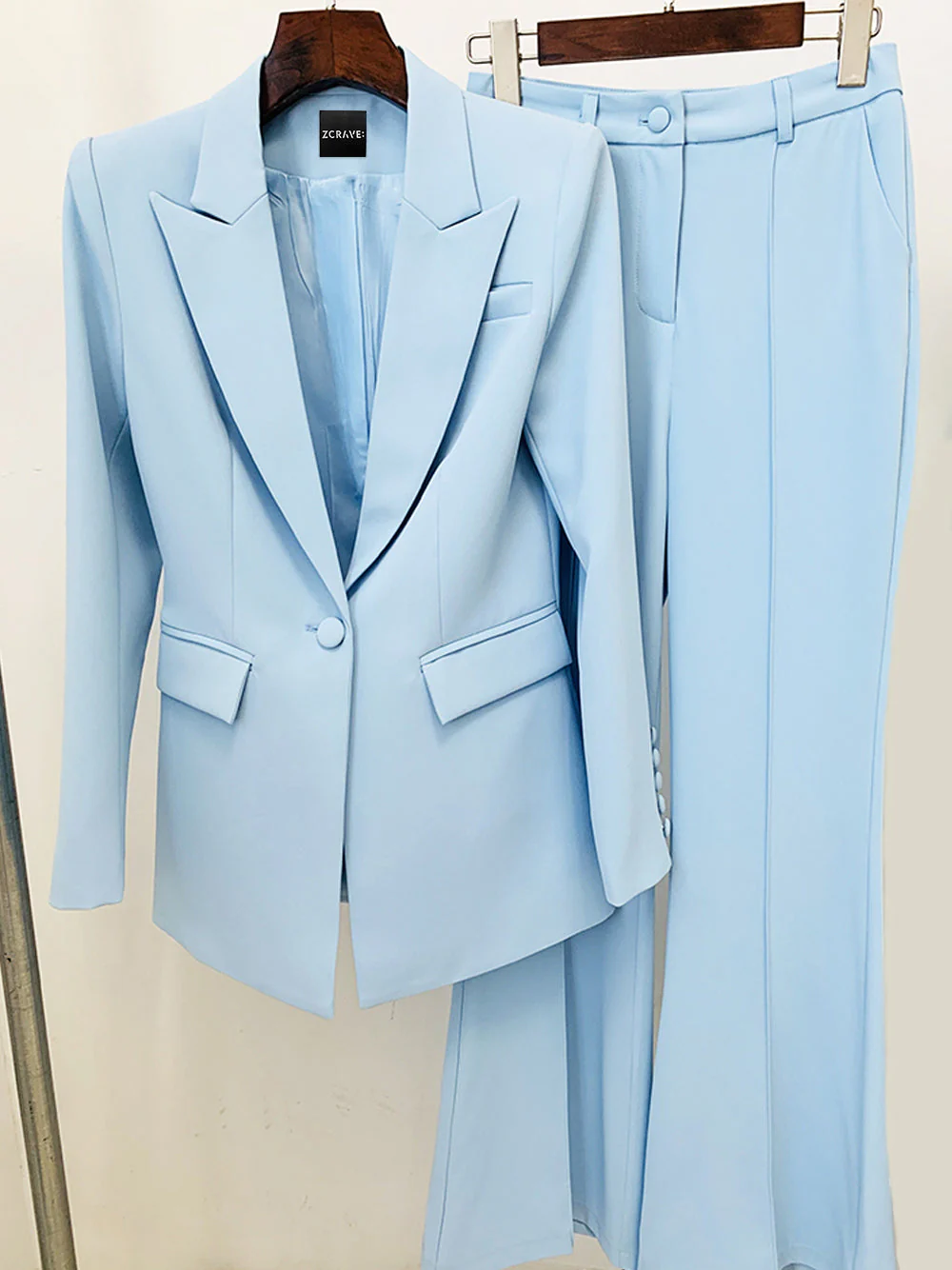 NAOMA Blazer & Flared Pants Set in Columbia - Image 7