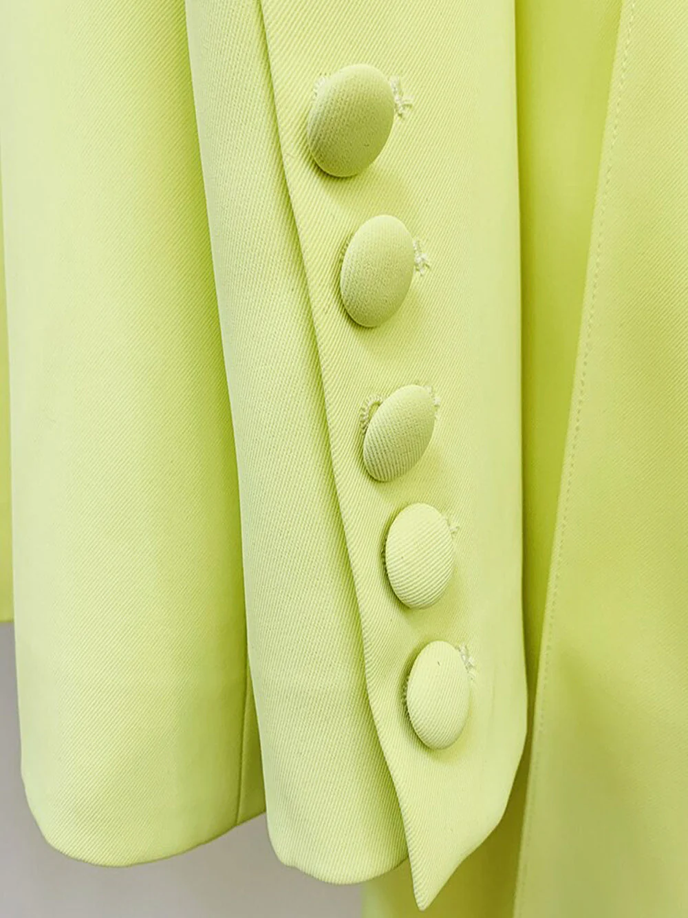 NAOMA Blazer & Flared Pants Set in Lime - Image 14
