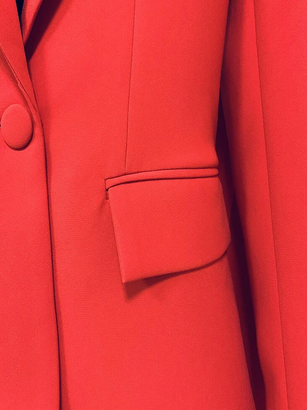 NAOMA Blazer & Flared Pants Set in Red - Image 9