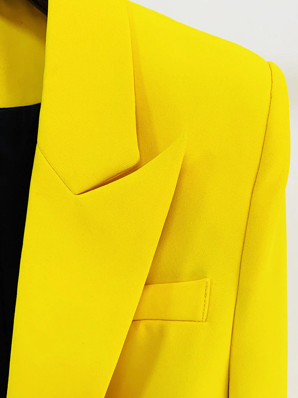 NAOMA Blazer & Flared Pants Set in Yellow - Image 10