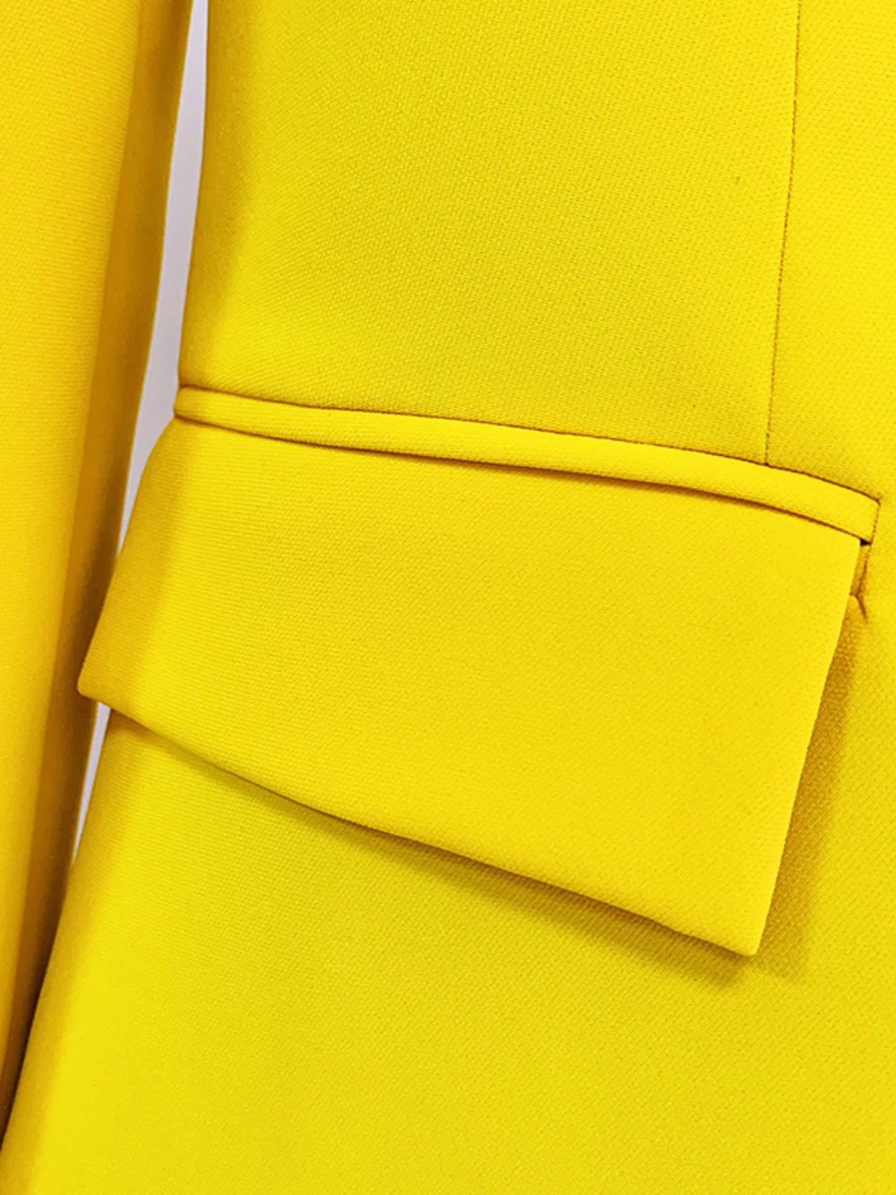 NAOMA Blazer & Flared Pants Set in Yellow - Image 11