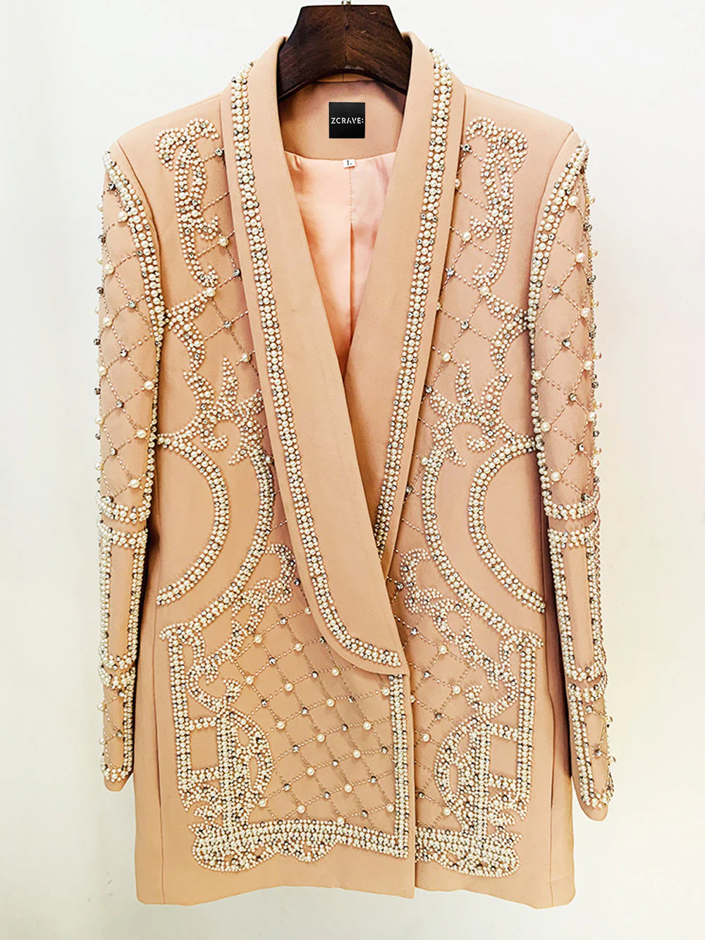 NAUTA Pearls Beaded Blazer Dress - Image 5