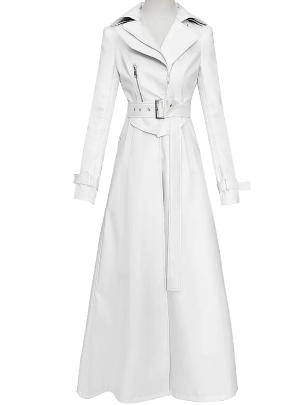 OMYX Leather Trench Coat - Image 17