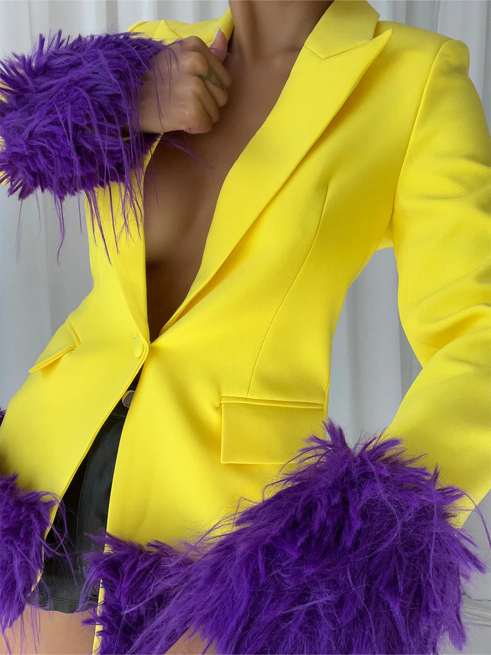 ORLA Blazer Feathers Dress - Image 2