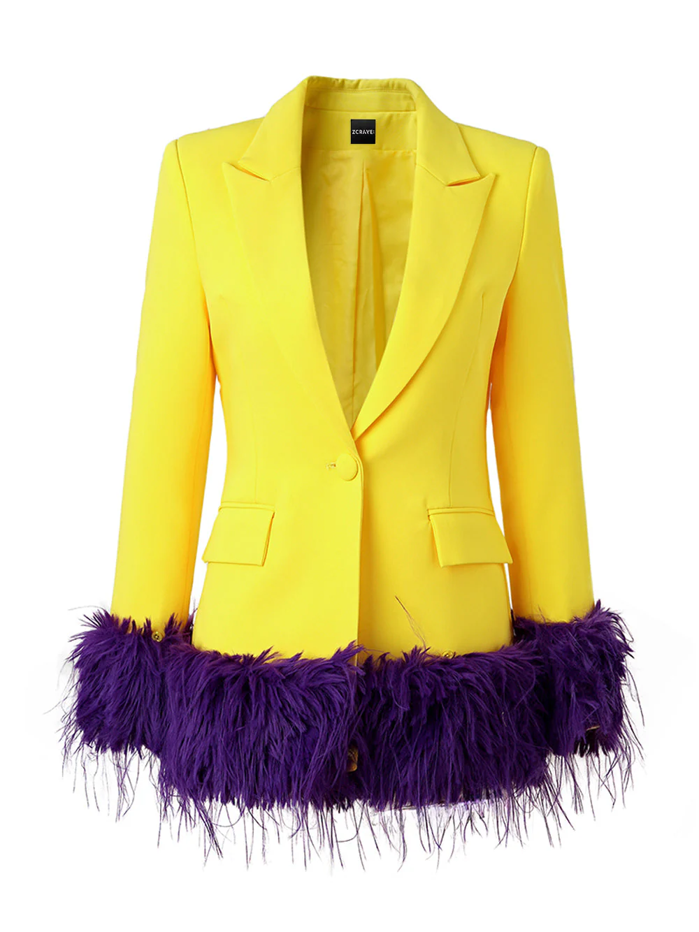 ORLA Blazer Feathers Dress - Image 5