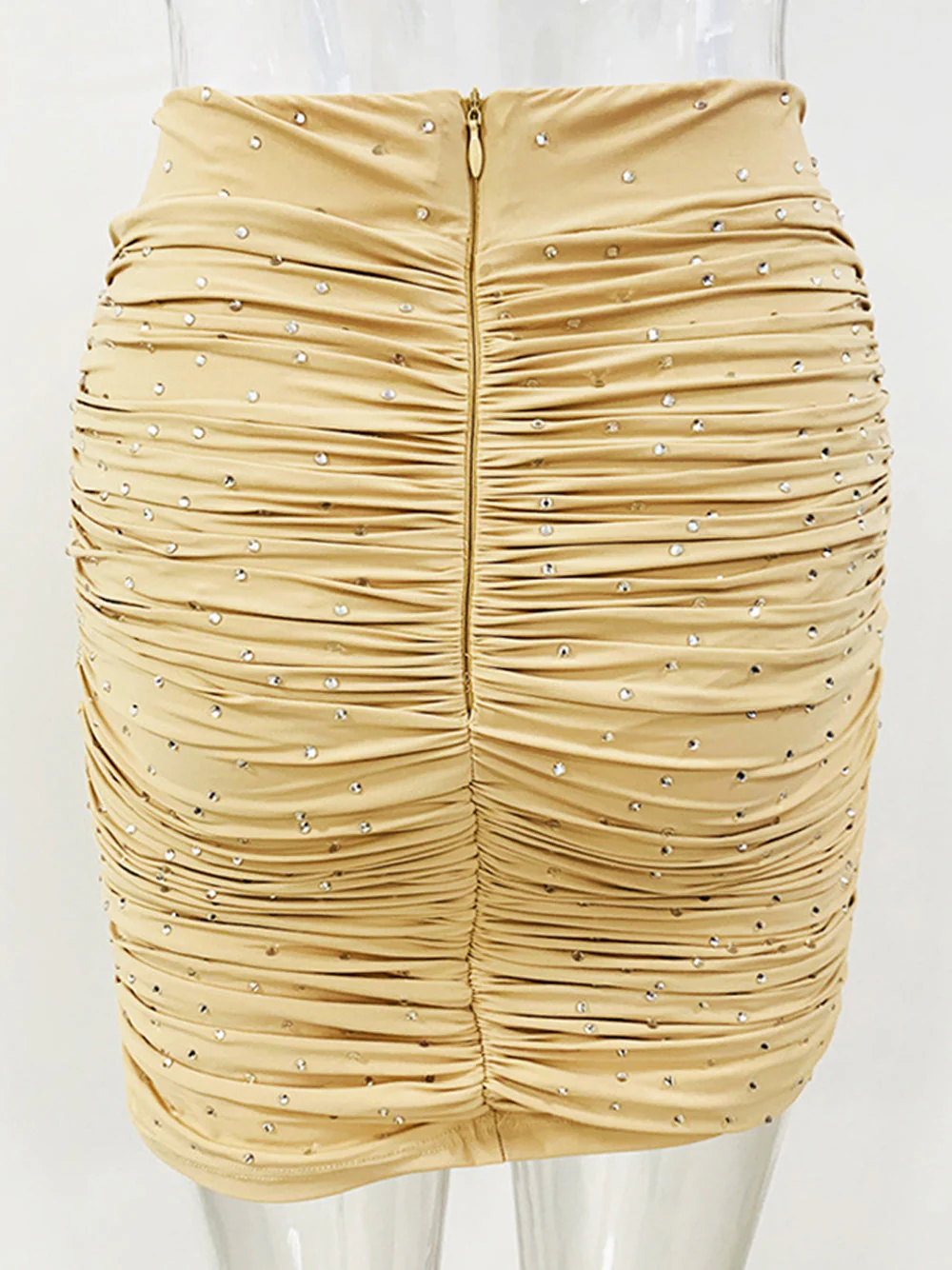 ORNE Bodysuit, Leggings & Skirt Set in Beige - Image 12