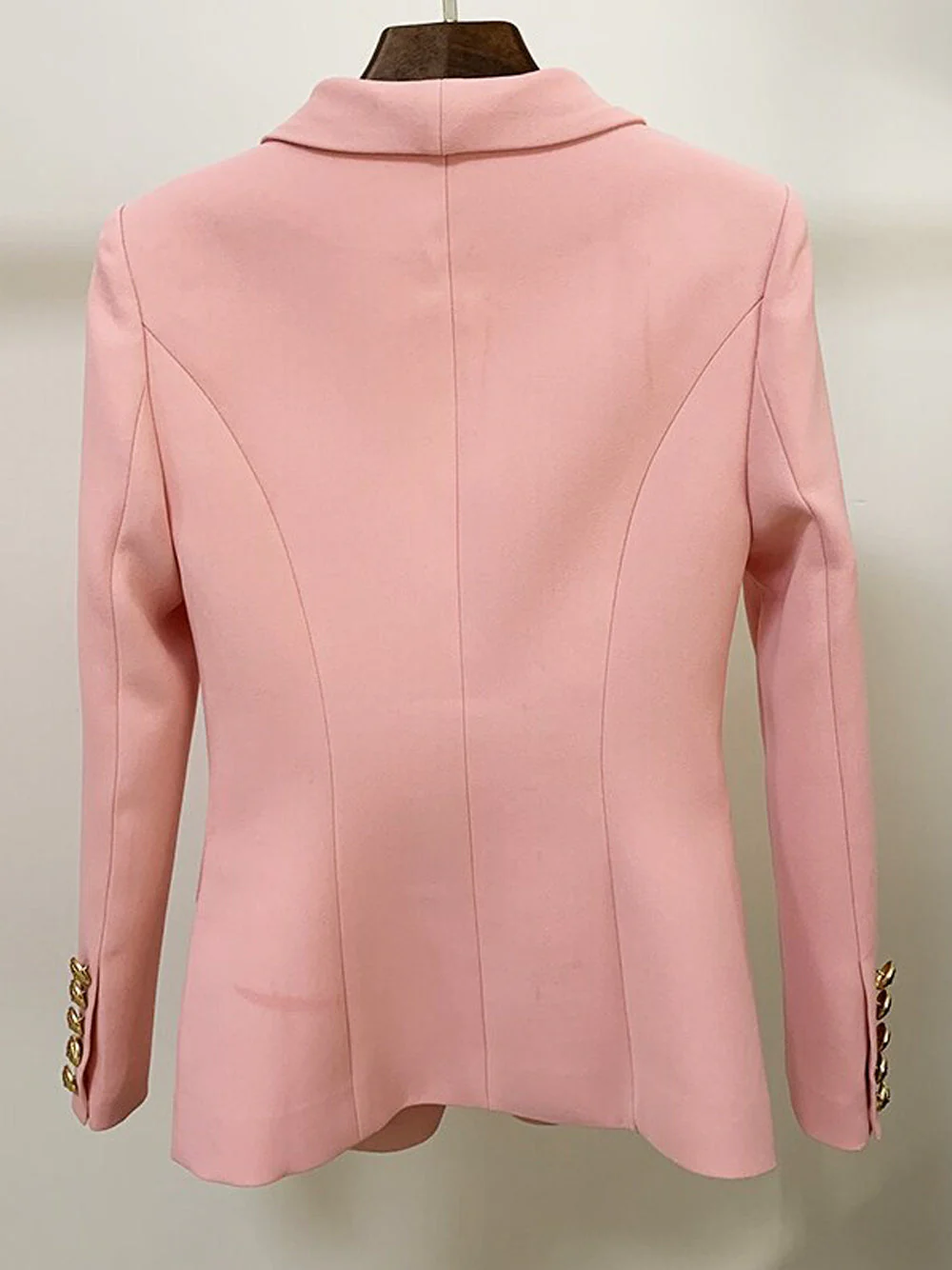 Oversized Double Breasted Pink Blazer - Image 6