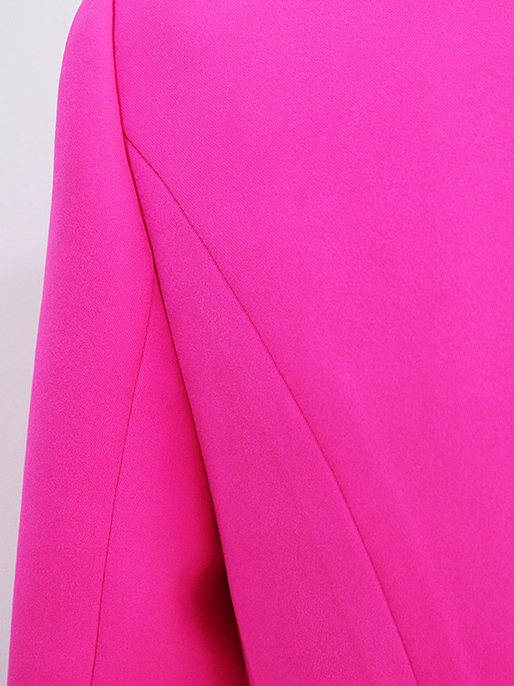 Oversized Fuchsia Double Breasted Blazer - Image 8