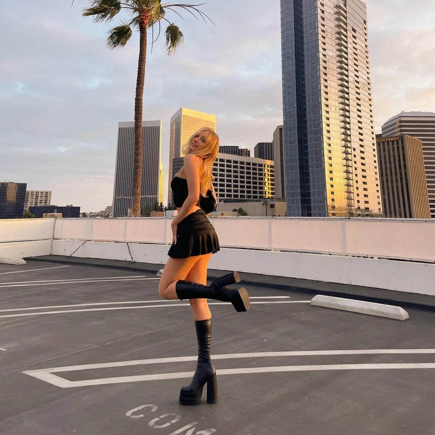Paparazzo Knee High Platform Boots - Image 3