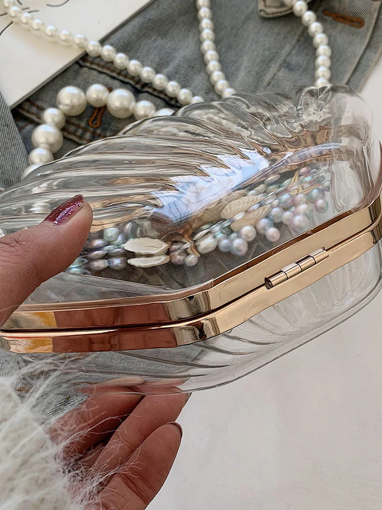 Pearl Decor Dome Bag - Image 5