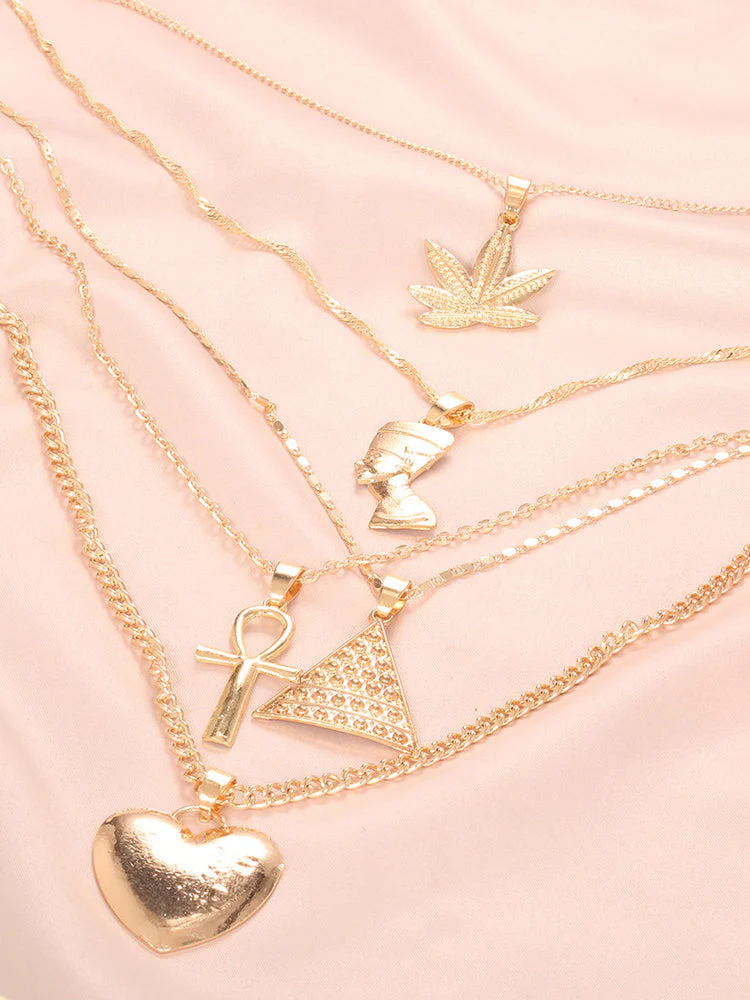Pendant Layered Necklace - Image 2