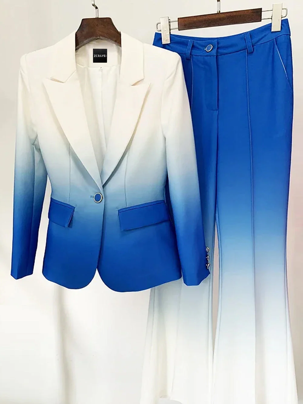 PENDENZA Blazer & Pants Set in Blue - Image 4