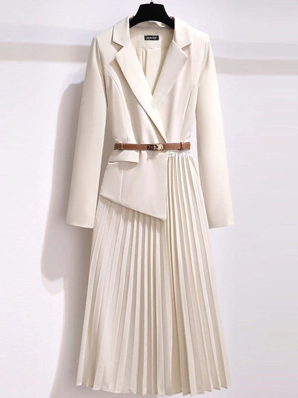 PETCHA Pleated Midi Dress - Image 3